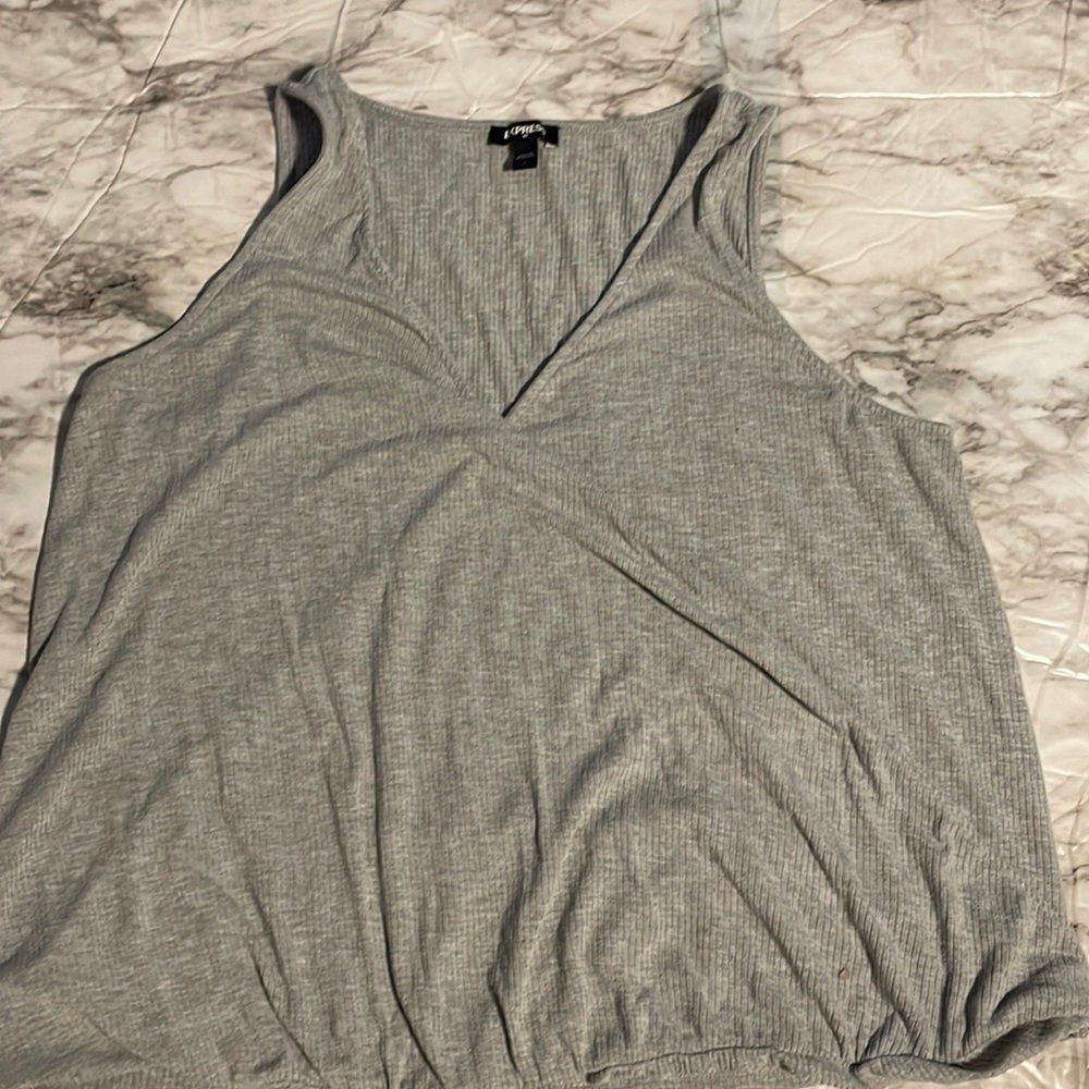 Express blouse gray